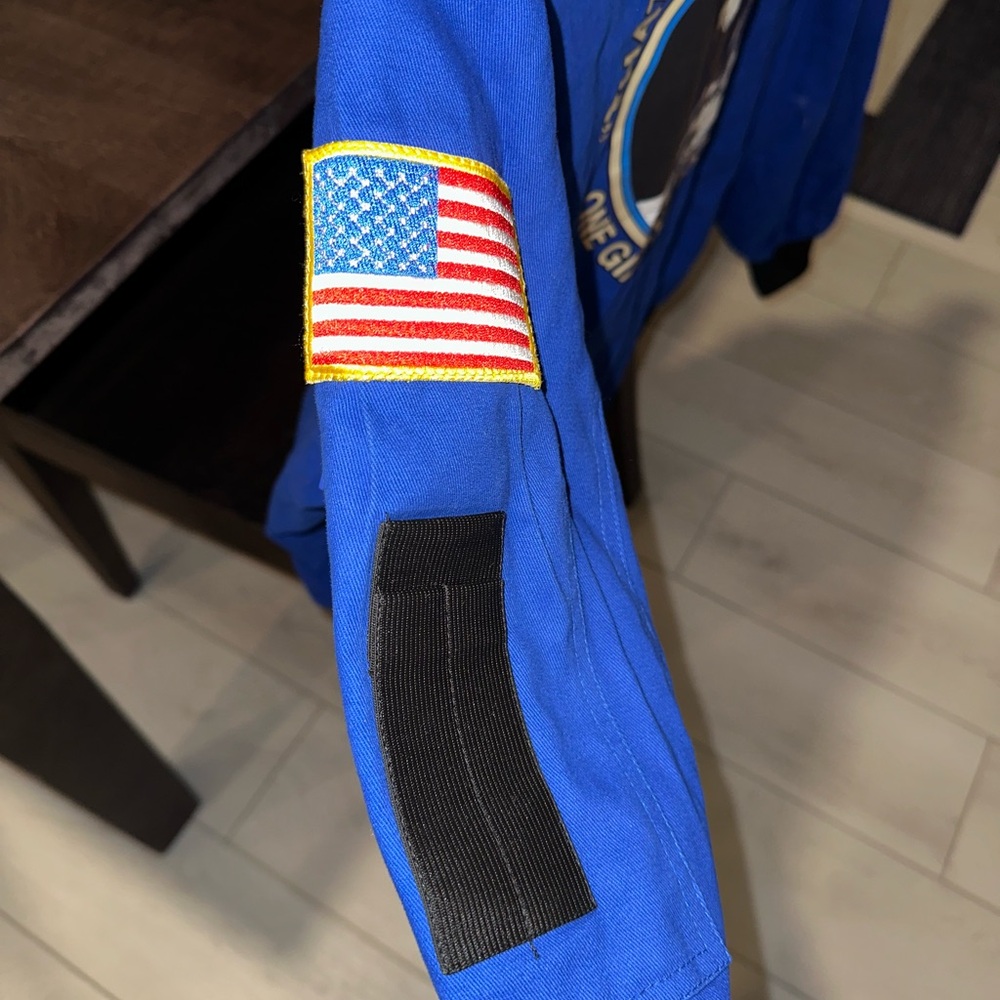 Blue Men's Jacket - Picture 4 of 5